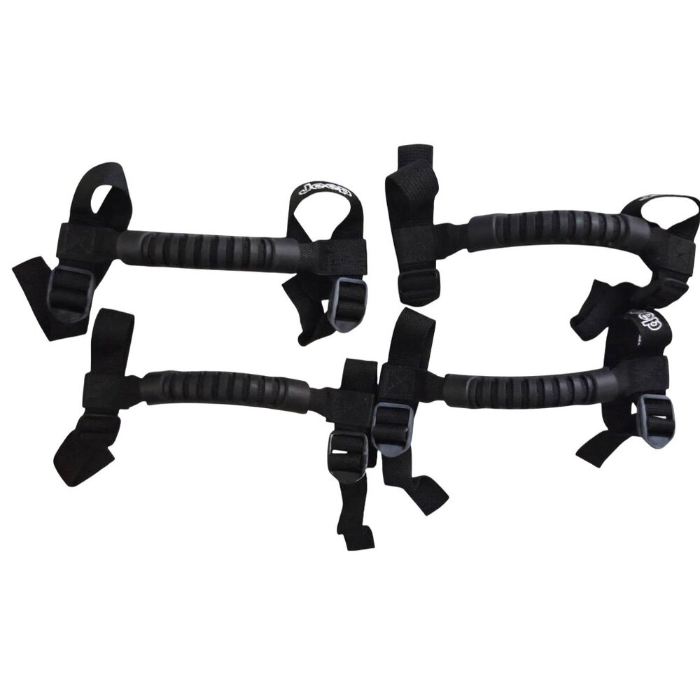2 Pair Jeep Authentic Mopar Grab Handles Mopar (82211740AC) Handle/Hook Kit